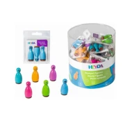 Zestaw 3 pieczątek Heyda – pionki z różnymi wyrazami twarzy