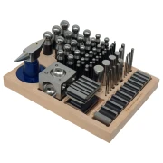 Zestaw 56 el. 3 anki, 36 puncyn i kowadełko