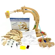 Zestaw STEM – Hydrauliczne Ramię Robota z Drewna
